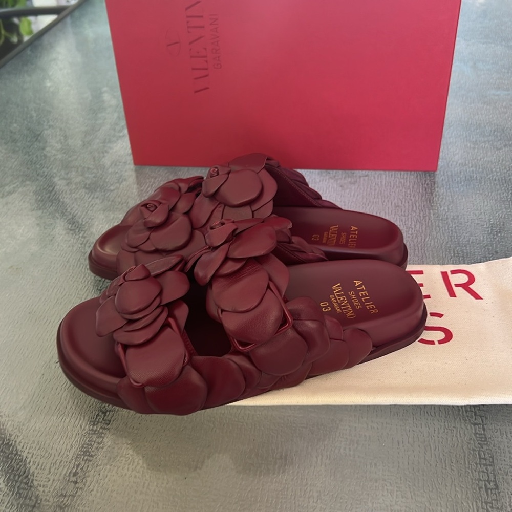 Valentino Garavani 03 Rose Edition Atelier Leather Sandals - Picture 8 of 11